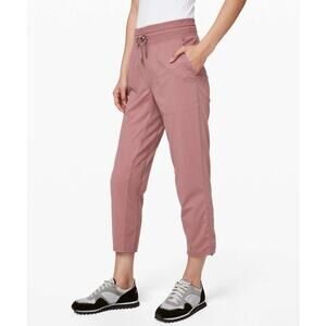 Lululemon Dance Studio Crop 25" Red Dust W6AVQS 8